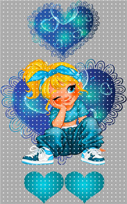 Keychain sticker-Y 2050